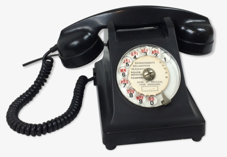 Old Phone In Black Bakelite"  Src="https - Corded Phone, HD Png Download, Free Download